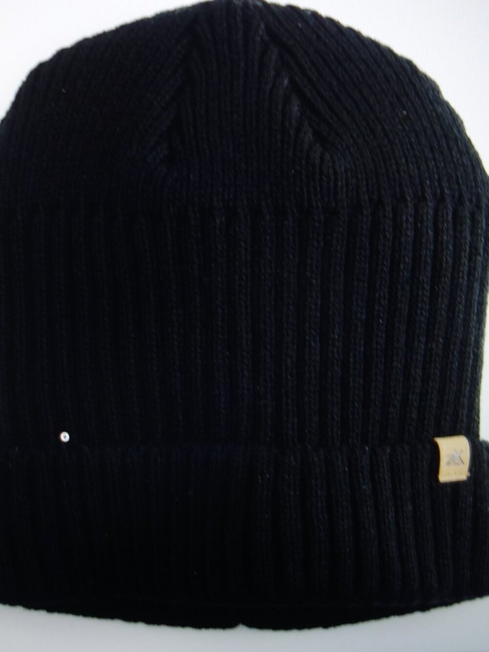 Men's ZeroXposur Rib Beanie with Faux Fur Lining Black Color New